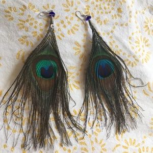 Peacock Earrings
